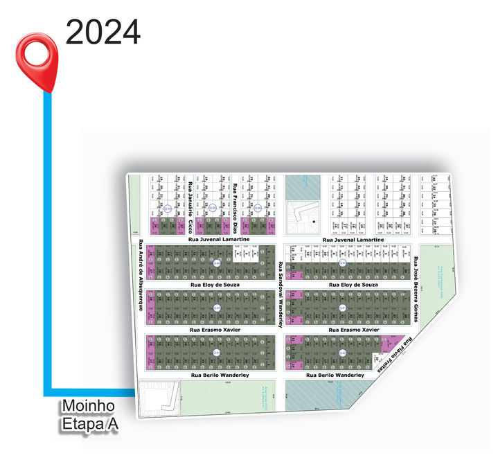 Mapa do bairro Sport Clube Extremoz em 2024